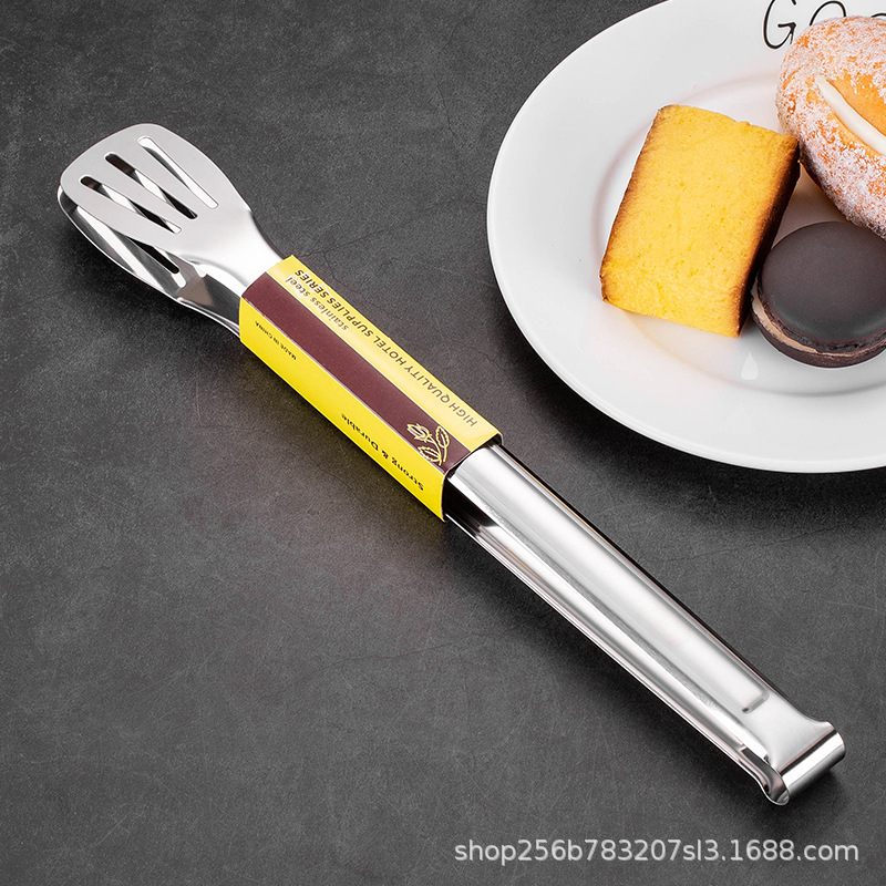 Stainless Steel Food Clip Household Kitchen Baking Tools Barbecue Tools Food Bread Steak Clip