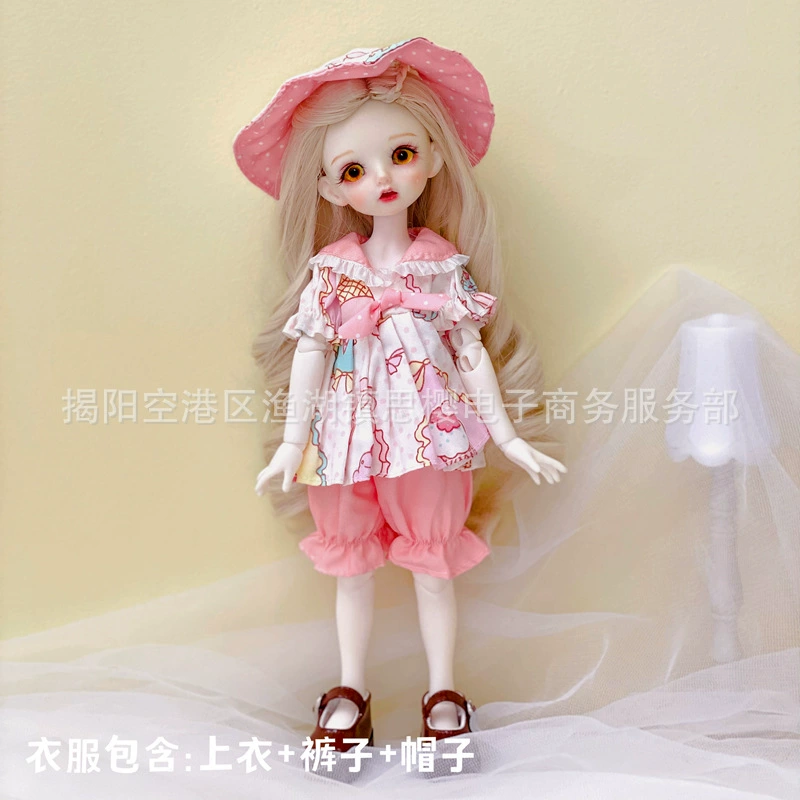 Doll clothes set, 30 cm 6-point BJD, Lolita-style outfit (multi-color YY options)