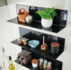 Japanese kitchen refrigerator side gap magnetic storage rack seasoning bottle storage rack wall-mounted magnet large shelf