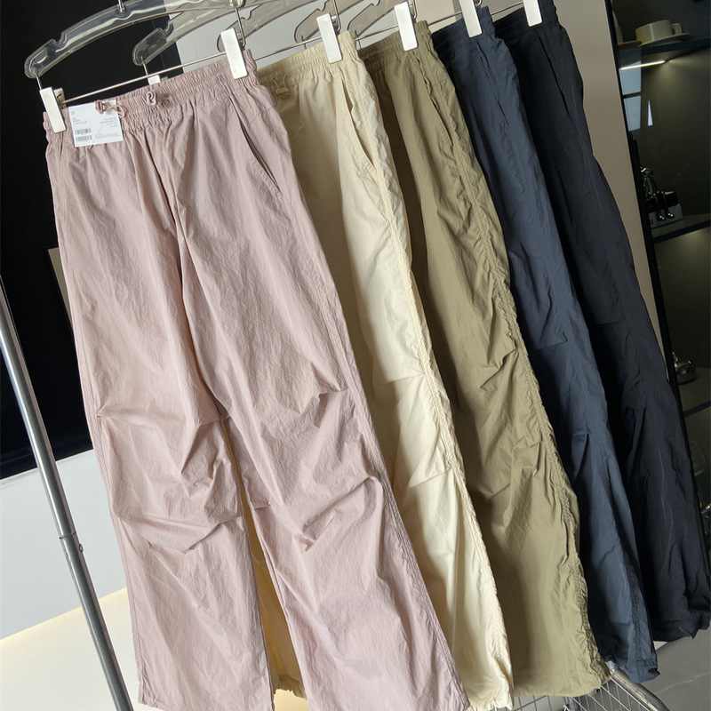 26 Summer Loose Cargo Pants Parachute Pants Straight-Leg Quick-Dry Casual Pants Long Pants for Women 464888