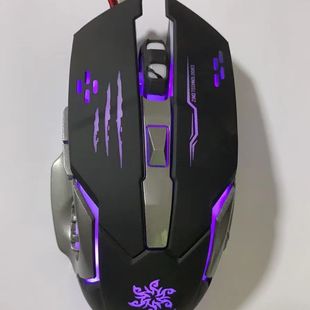 Cross-border e-commerce 6D game Mouse wired optical mouse eating chicken computer notebook desktop home office game