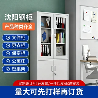 加工定制办公室文件柜铁皮柜子财务凭证档案柜宿舍储物柜更衣柜