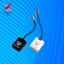 超迷你microSD读卡器 袖珍版读卡器 支持256GB 带LED灯 车载专用