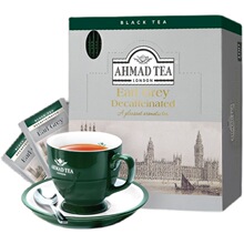 AHMAD TEA亚曼低咖啡因伯爵红茶100茶包盒装 佛手柑味袋泡茶叶包