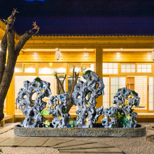 ����̫��ʯ�^��ɽ��ˮ�[����ʽͥԺ����쾰�b������̨���^���@