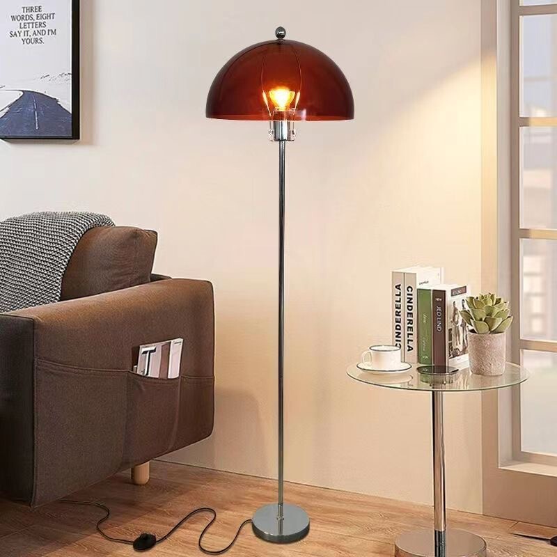 Internet Celebrity Middle Bauhaus Mushroom Floor Lamp Bedroom Living Room Transparent Lampshade Creative Umbrella Vintage Decorative Table Lamp Internet Celebrity Middle Bauhaus Mushroom Floor Lamp Bedroom Living Room Transparent Lampshade Creative Umbrella Vintage Decorative Table Lamp