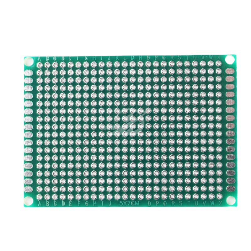 绿色双面镀锡喷锡板 1.27MM脚距  6*8  9*15 PCB板