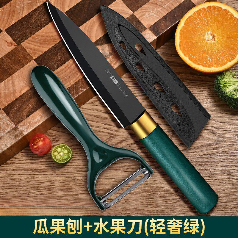 Cuchillo de frutas conjunto doméstico grupo de compras comerciales cuchillo de corte de frutas dormitorio pequeño cuchillo de peeling moldeo por inyección de frutas