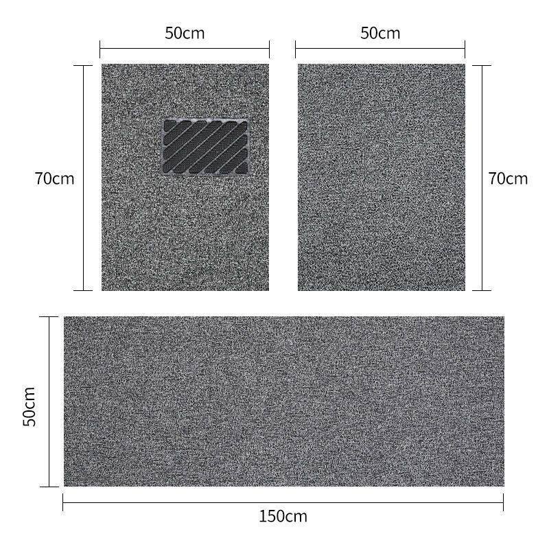 Suitable for universal car floor mats, can be freely cut to fit the driver and passenger seats, easy to clean, waterproof and wear-resistant carpet