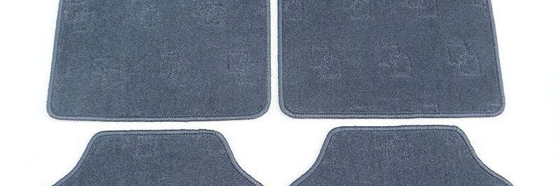 Car mat for cleaning, anti-slip, anti-dirt, easy to clean, full protection mat, TPE wrap-around mat, suitable for cars, with a velvet surface