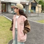 秋季女孩女童撞色夹克