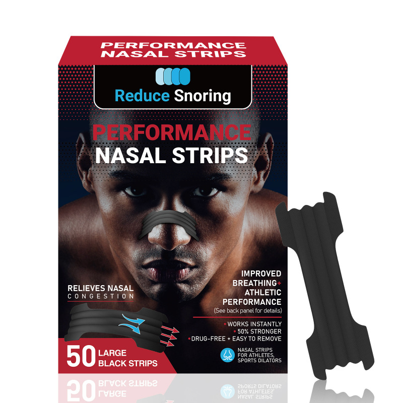 Nasal Strips运动员鼻贴，运动扩张器，改善呼吸和运动表现，50片|undefined