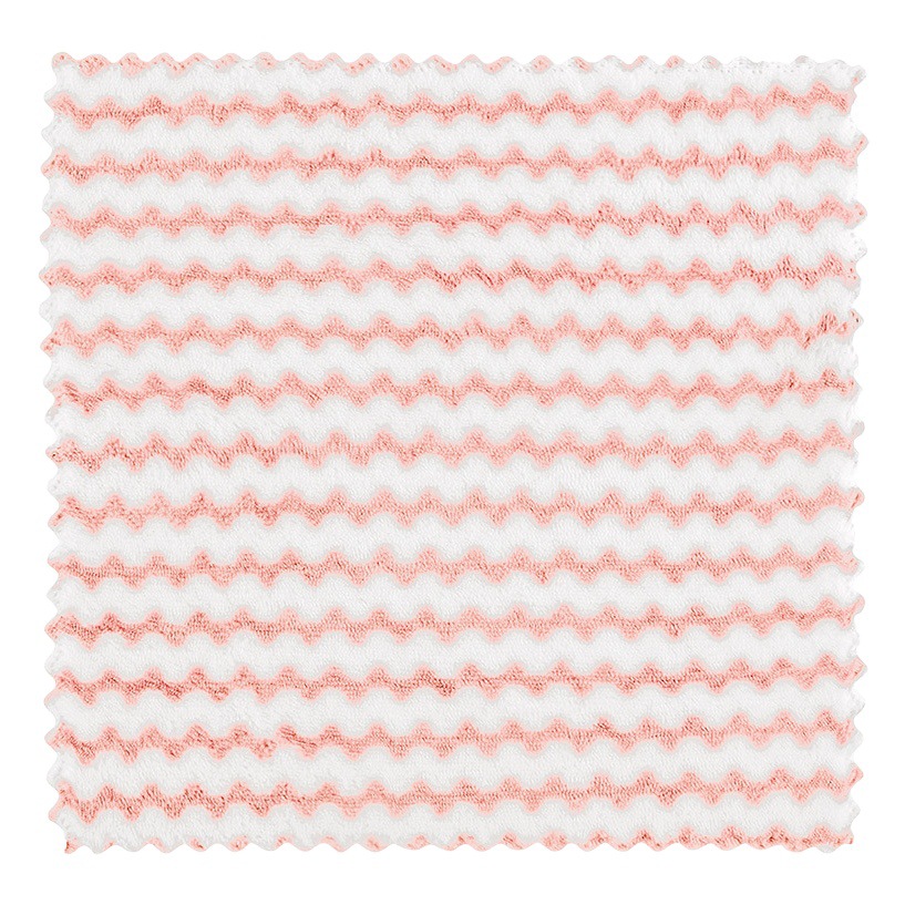 Houyang Ion agua trapo corrugado limpieza de la cocina sin aceite terciopelo de coral paño de plato MESA DE LIMPIEZA sin pelusa