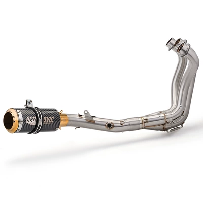 Motorcycle exhaust pipe: and rear muffler special