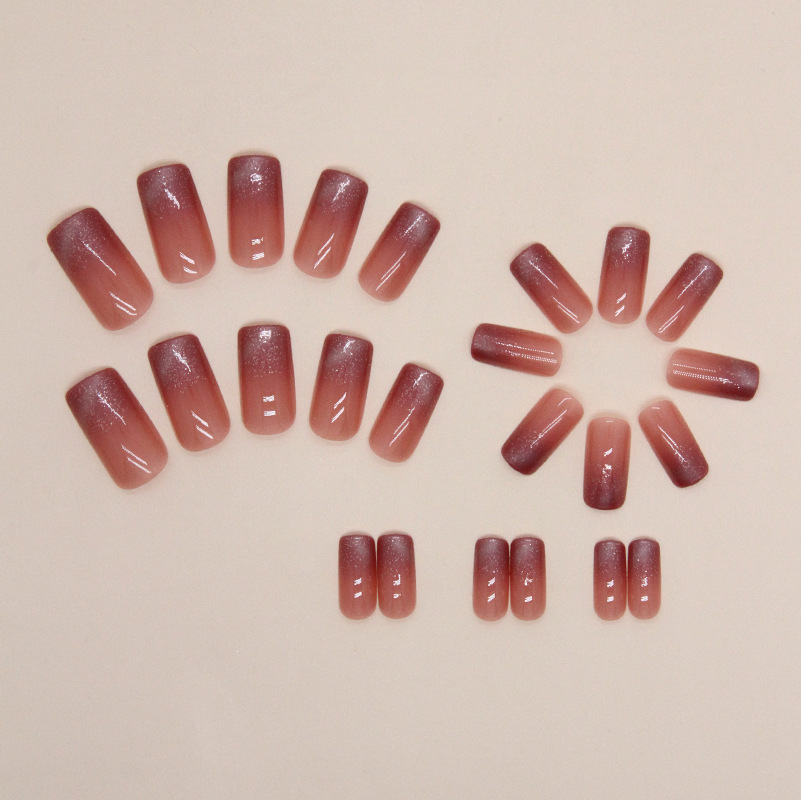 ABS Material Simple Style Commute Color Block ABS Nail Patches 1 Set