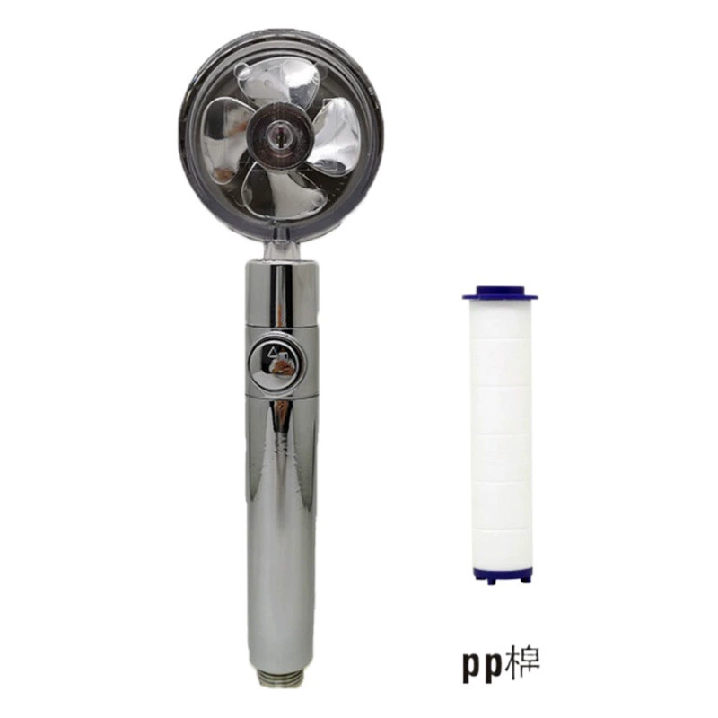 Маленький мужской пояс с наддувом с фильтром Душевая Лейка Пропеллерная турбина Ванна высокого давления Ручной душевая лейка Водонагреватель