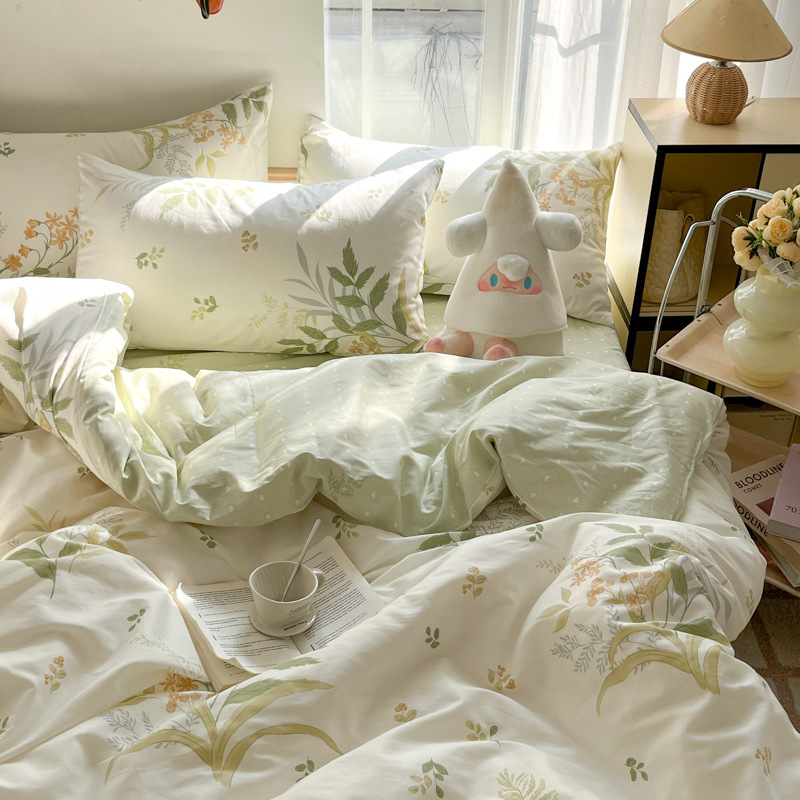 스프링 서 [순면 100%, 피부 친화적, 통기성 및 부드러움]