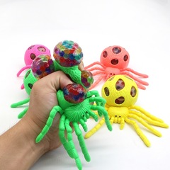 New Creative Prank Spider Color Beads Stress Relieving Grape Ball Squeeze Fun Stress Relief School Stalls Bestselling
