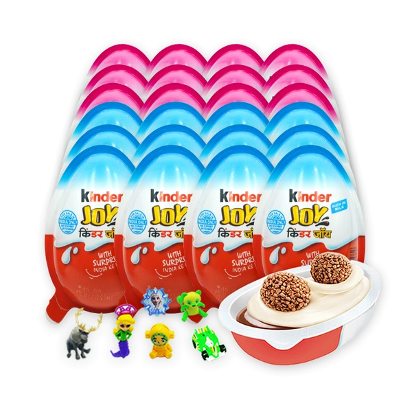 Kinder Fun Eggs, half for boys and half for girls [20g*24 pieces]