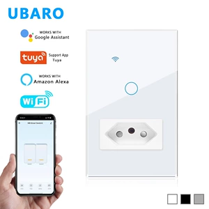 Интеллектуальный переключатель Tuya WIFI типа 118, американский стандарт, бразильский итальянский стандарт, тайский стандарт, перекрестная стандартная розетка, комбинация USB, внешняя торговля, оптовая торговля