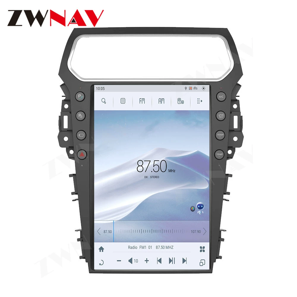 Suitable for Ford Explorer Android Intelligent Central Control GPS Vertical screen high -definition screen navigation reversing image all -in -one