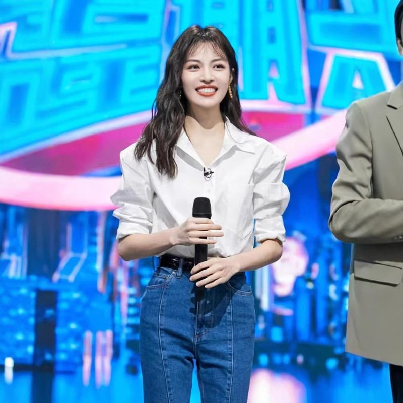 Zhong Chuxi's Same Style Retro White Shirt, Alexander Wang Cross-Border Figure-Flattering Loose Shirt, Commuting Wide-Fit White Shirt Zhong Chuxi's Same Style Retro White Shirt, Alexander Wang Cross-Border Figure-Flattering Loose Shirt, Commuting Wide-Fit White Shirt