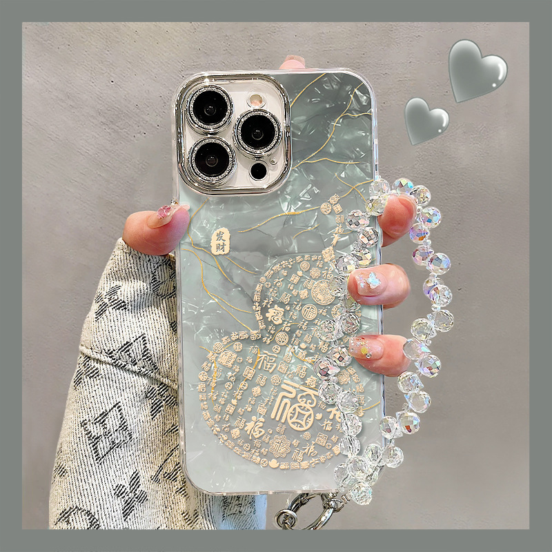 福禄葫芦手链适用苹果17promax手机壳iphone15国风16高级感14全包|undefined