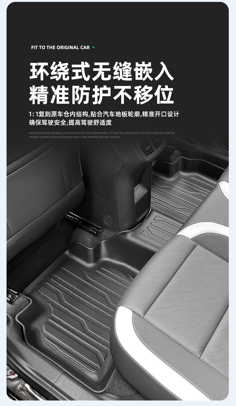 Suitable for 24 Buick Envision S Car Floor Mats, Fully Environmentally Friendly Tpe Floor Mats, Trunk Mats, Seat Back Mats