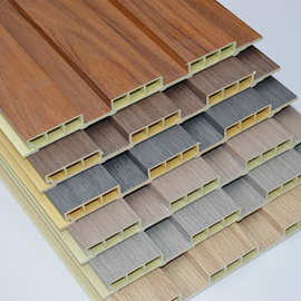 定制凹凸竹木纤维室内电视背景墙格栅长城板bamboo wood grille