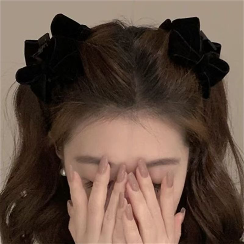 2025秋冬新款美拉德色系小抓夹公主头发夹刘海夹发耳后侧边夹头饰|undefined