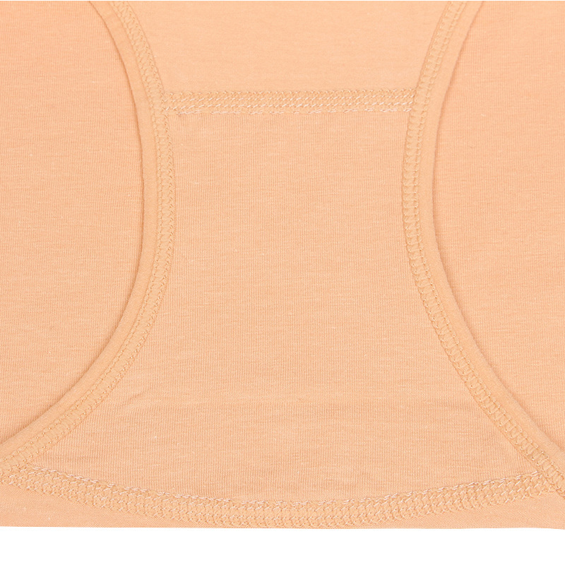 De las mujeres más tamaño de cintura alta ropa interior algodón fábrica en stock al por mayor más tamaño más color sólido algodón cadera elevación y vientre Contracting briefs