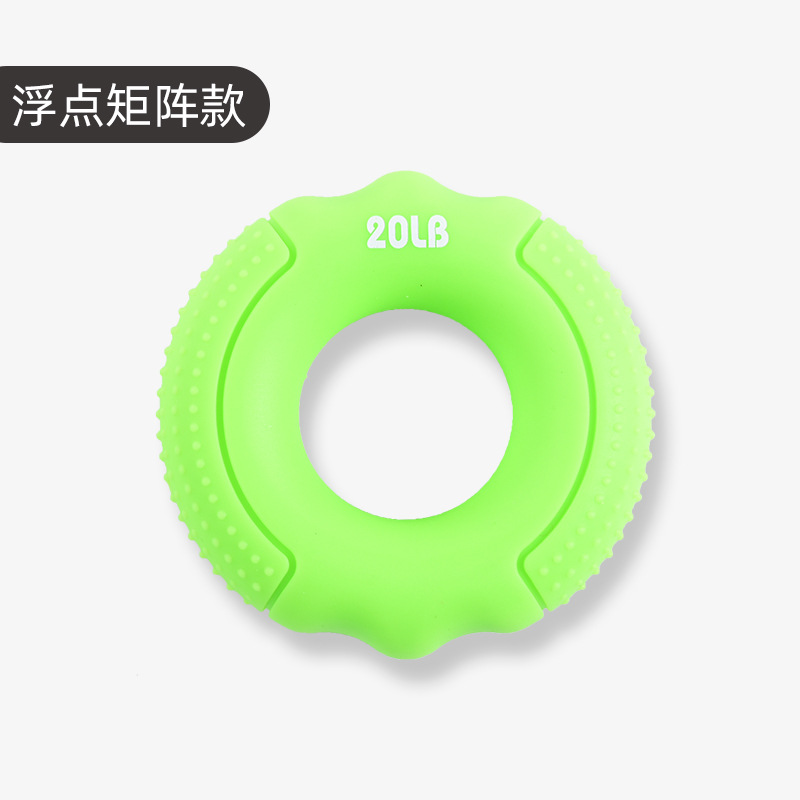 Anillo de agarre de silicona para dedos, entrenador de rehabilitación y fortalecimiento de mano y antebrazo