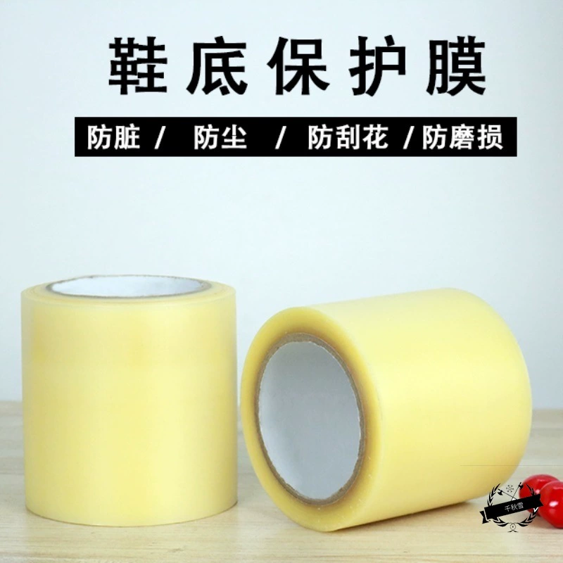 Подошва Противоизносостойкая Подушка Утолщенная тестовая обувь Пленка Одноразовый Расширенный коммерческий обувной магазин Полная Защита ног Туфли на плоской подошве с защитой от царапин