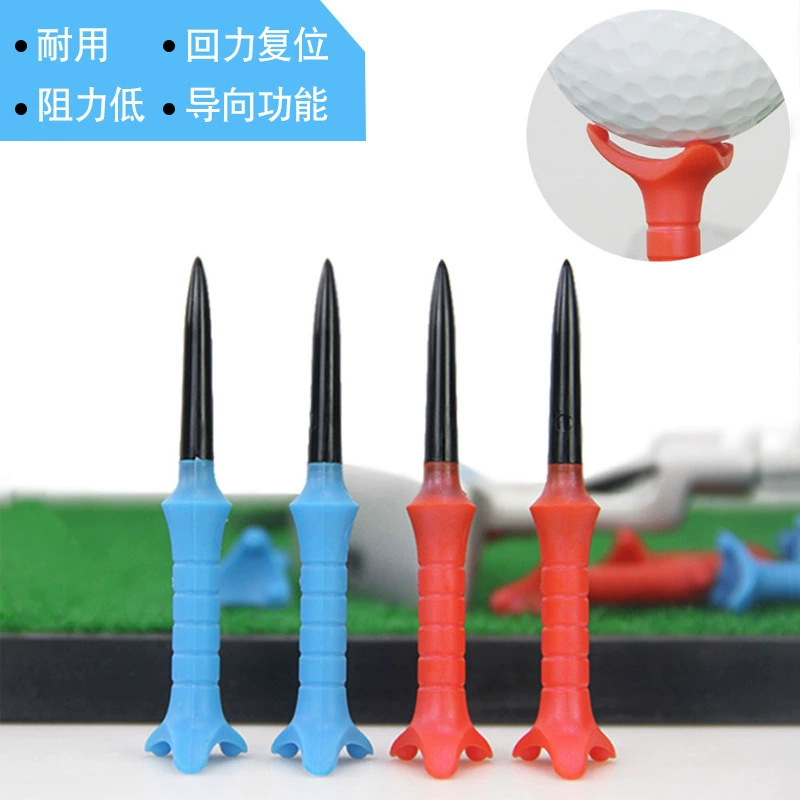 Fuli Golf Guide Pin Golf Plastic Pin Elastic Ball Holder Can Reduce Resistance Two Colors Available