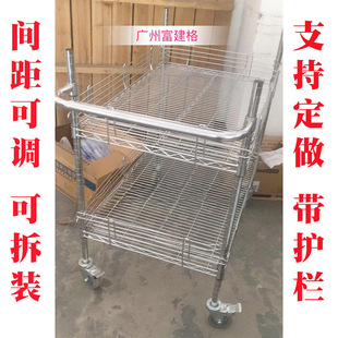 Grid Fence Car Wire Mesh Chrome-plated Four-layer Tool Car Anti-falling Fence with Door Can Be Customized with Guardrail Fence