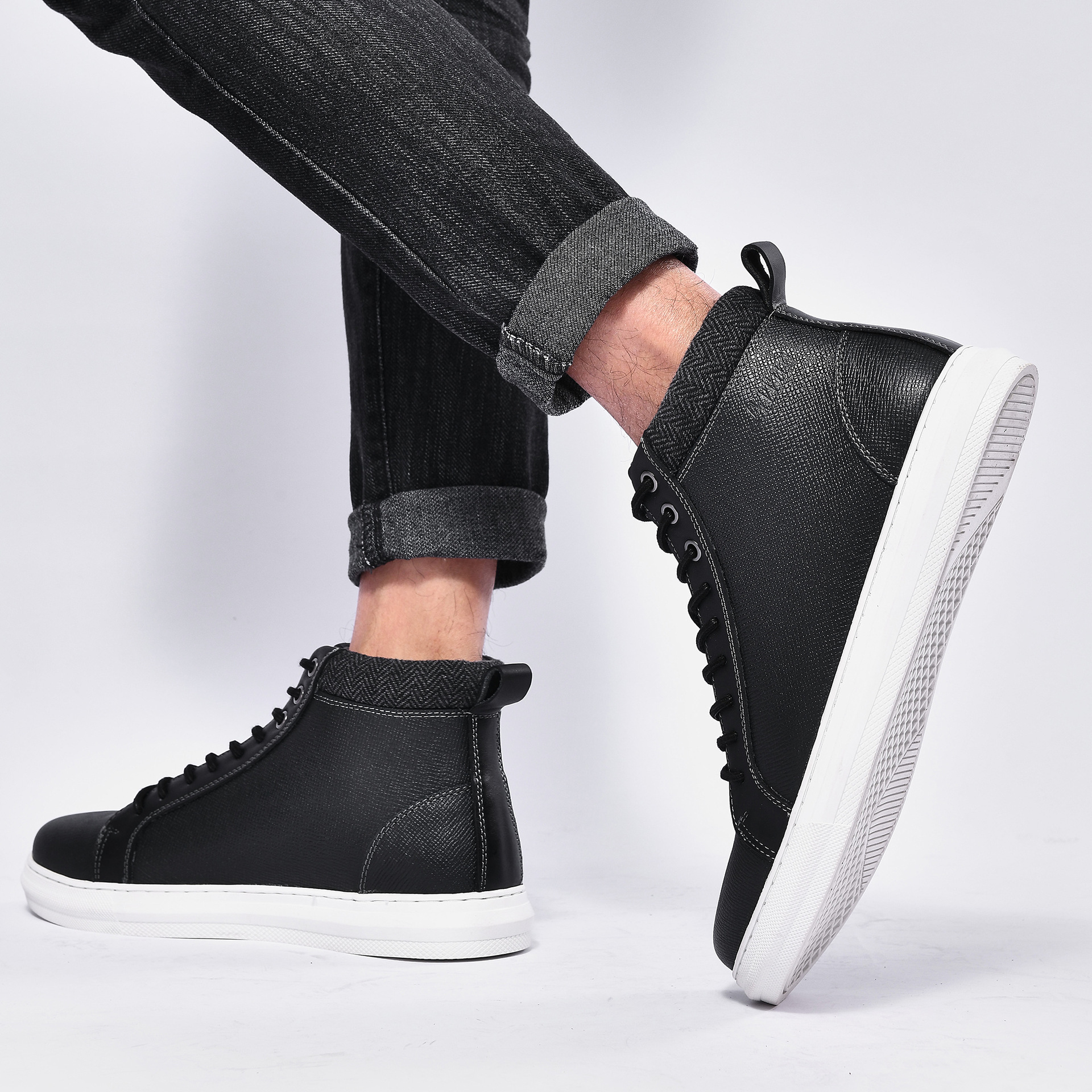 Stivali Martin da uomo Stivaletti alla caviglia Stivali da moto da uomo Stivali eleganti casual Stivali Chukka impermeabili_voghion.com