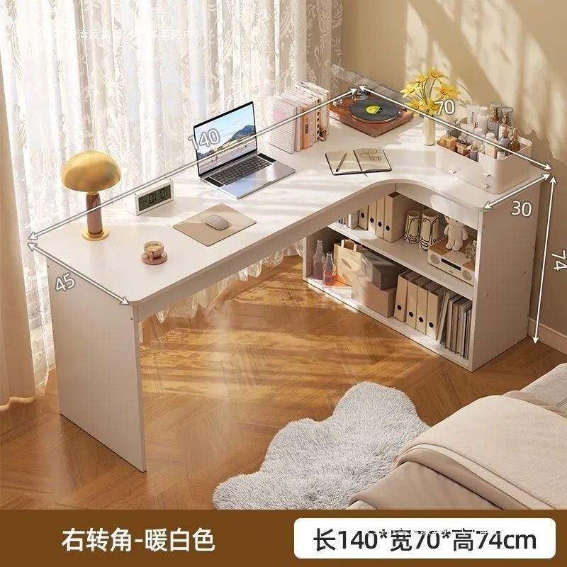 L-shaped corner desk for home use, study desk, bedroom vanity table, bookcase, integrated corner computer desk, office desk L-shaped corner desk for home use, study desk, bedroom vanity table, bookcase, integrated corner computer desk, office desk