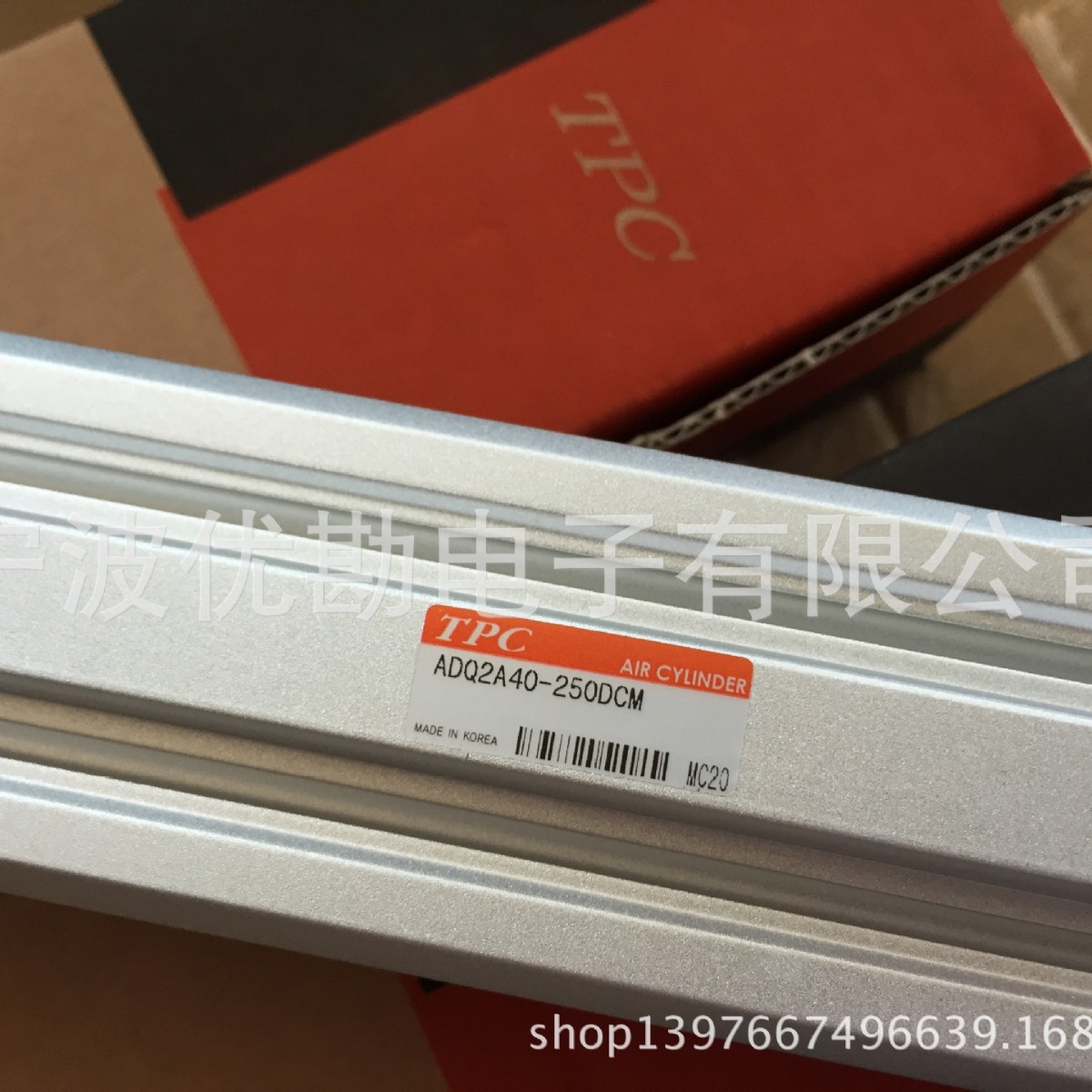 代理韩国TPC气动元件大量供应薄型气缸ADQ2A40-250DCM中国产