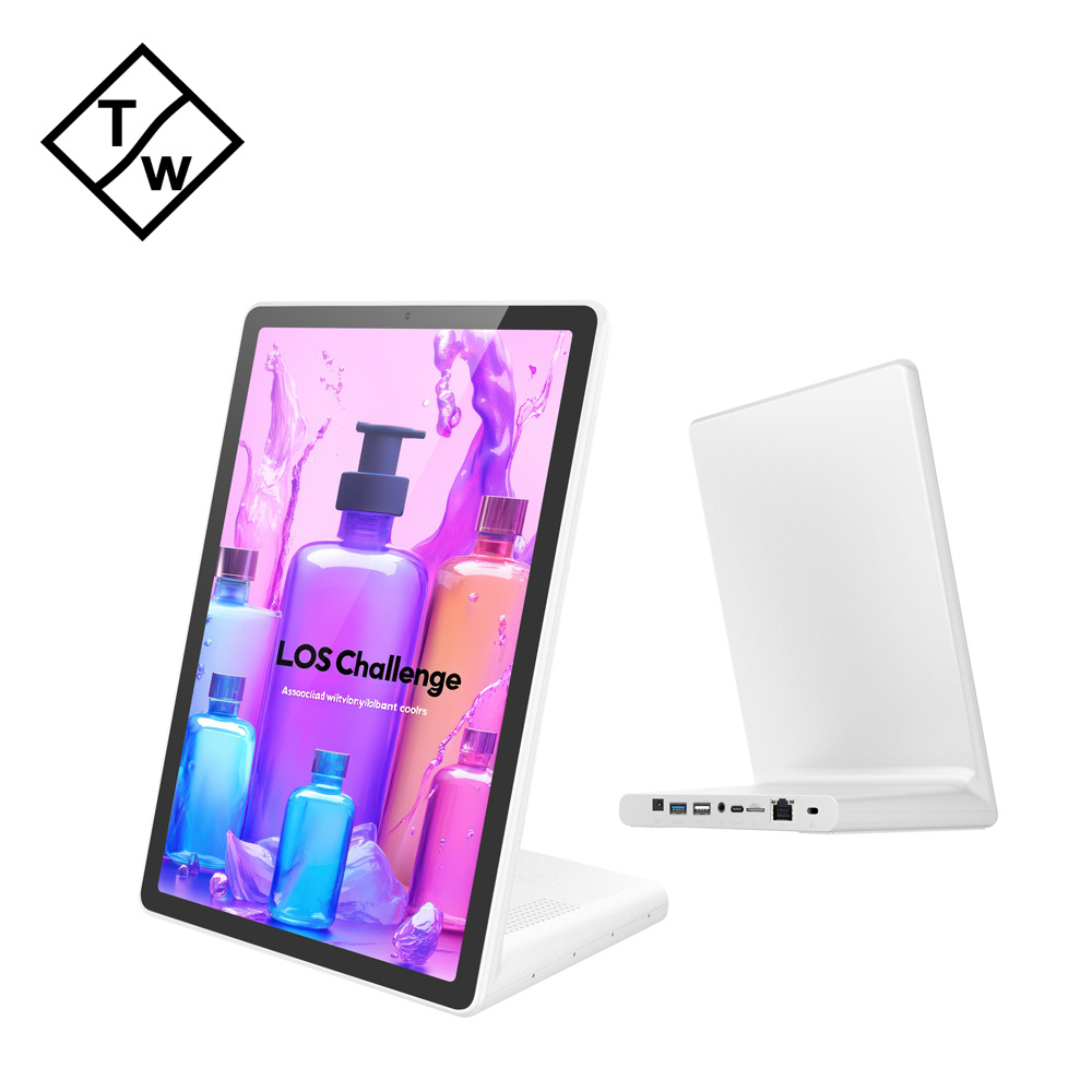Dt1095 New L-Shaped Vertical Screen 10.95inch Android All-In-One Digital Signage Commercial Tablet for Conference Rooms