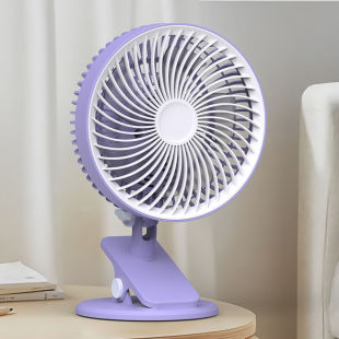 Clip-On Electric Fan Small Plug-In Shaking Head Student Dormitory Bedside Bed Clip Fan Office Desktop Small Fan