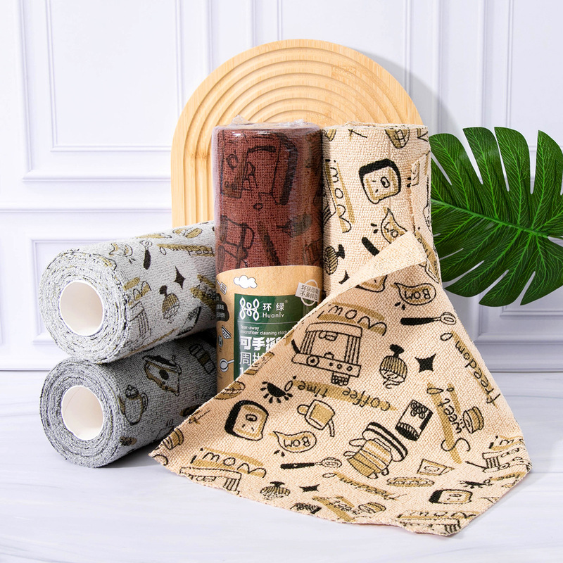 Double Eagle 10A Antibacterial Tear-Off Cloth, Household Non-Marking Table Wiping Cloth, Water-Absorbent Kitchen Special Cloth, Dishwashing Towel Double Eagle 10A Antibacterial Tear-Off Cloth, Household Non-Marking Table Wiping Cloth, Water-Absorbent Kitchen Special Cloth, Dishwashing Towel
