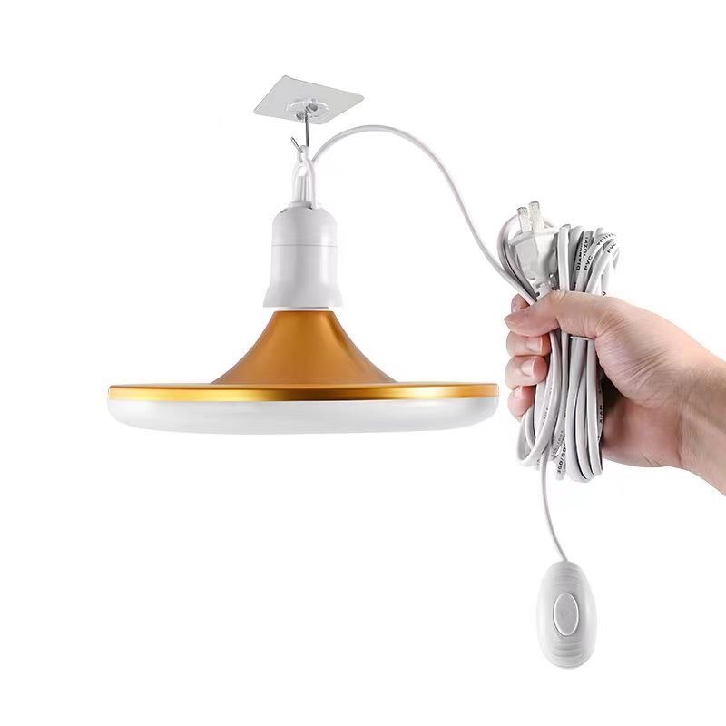 Iluminación para el hogar E27 boca de tornillo con enchufe, enchufe, línea de interruptor, protección ocular, luz blanca, luz volador súper brillante, ahorro de energía y ahorro de energía