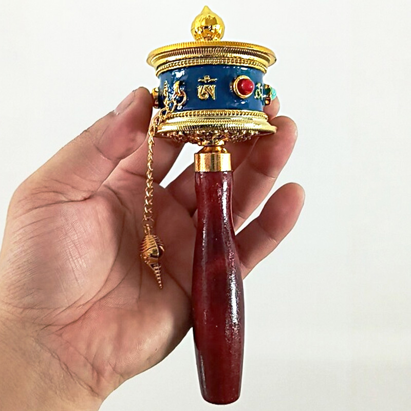 国潮转经筒摆件手摇转经筒工艺品旅游景区纪念品批发民族风中式|undefined