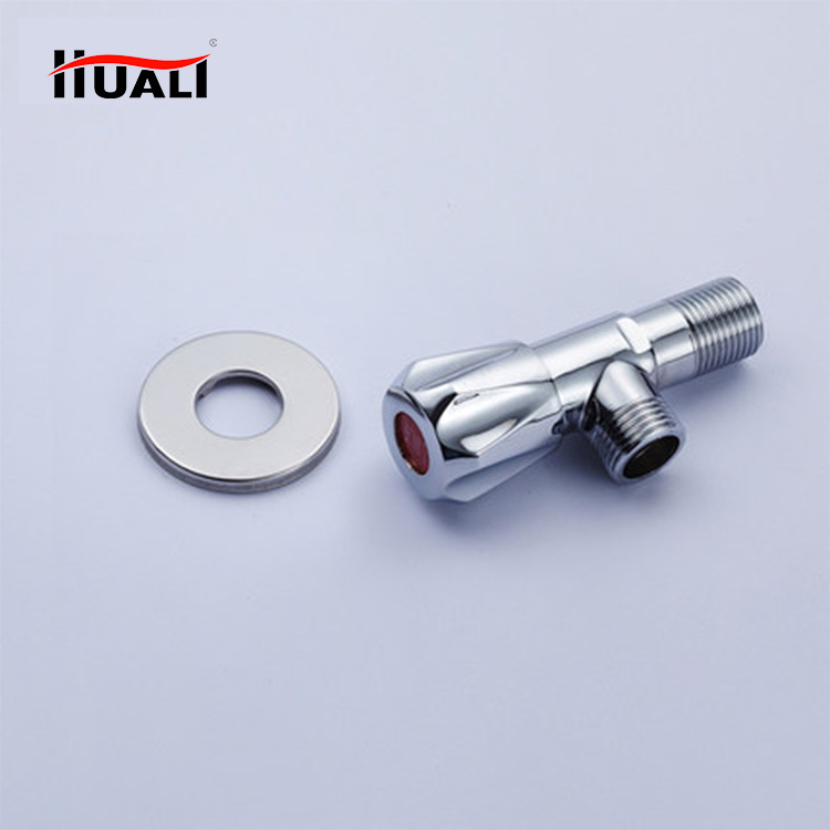 플라스틱 핸드 휠 + 스테인리스 201 앵글 밸브 (1 개)