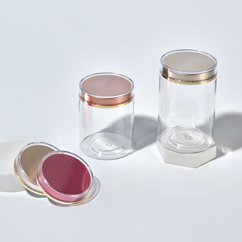 現物食品級pet漢方薬缶保健品サプリメントカプセル瓶透明三七粉包装瓶|undefined