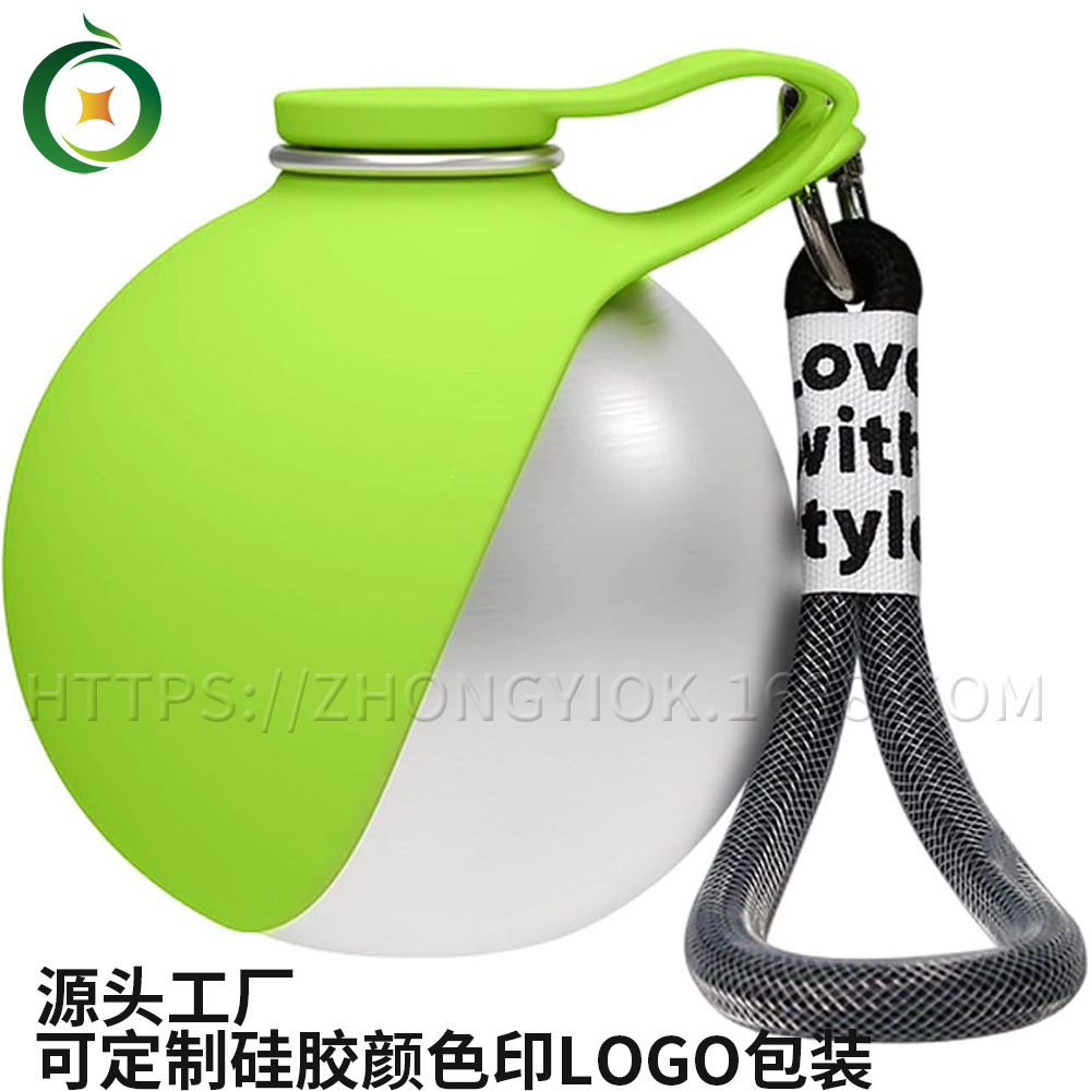 Cerveza de acero inoxidable para mascotas plegable cerveza de silicona para perros y gatos alimentadores de agua al aire libre cerveza de agua portátil para pasear perros