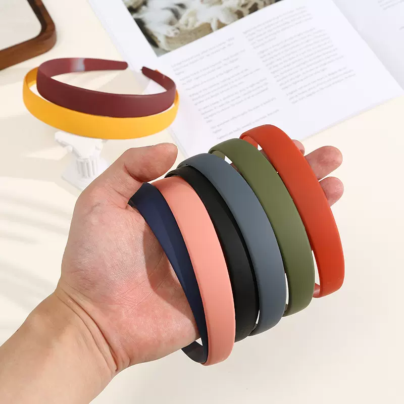 新款简约小清新发箍男女洗脸防滑碎发头箍韩版磨砂喷漆头饰批发