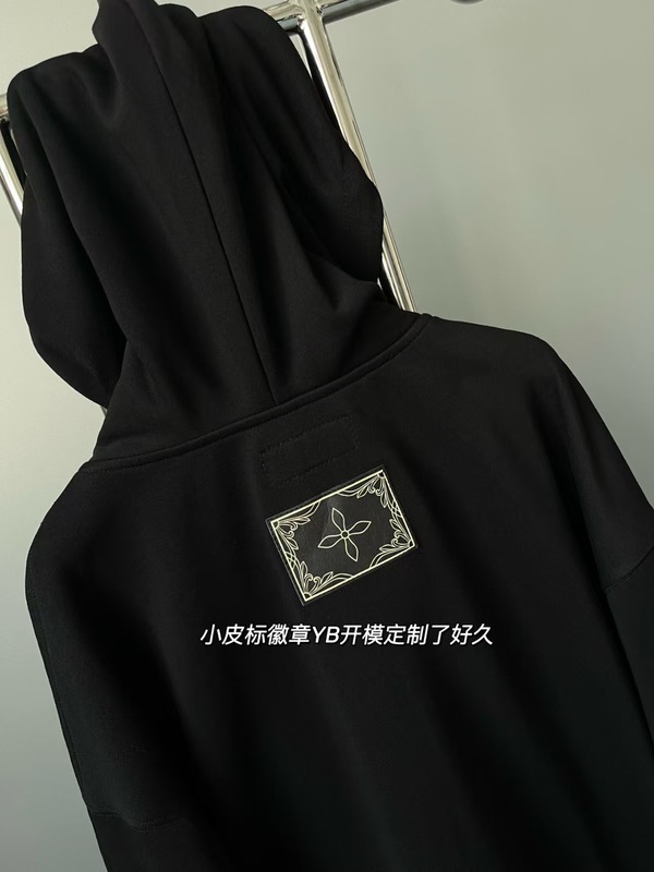 高品质~SMFK十字花经典拉链帽衫宽松防风百搭连帽卫衣外套女|undefined