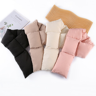 Filled Down Scarf Down Scarf Autumn and Winter Thickened Warm Fashion European and American Scarf Cold-proof Neck Protection for Men and Women