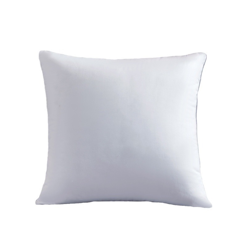 Cross-border anti-feather cloth 3D feather silk cotton pillow core slow rebound comfortable sanding cloth feather silk cotton cushion core customized as required